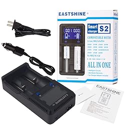 Universal Battery Charger EASTSHINE S2 LCD Display