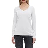 Velvet by Graham & Spencer Women's Originals V-Neck Longsleeve Tee