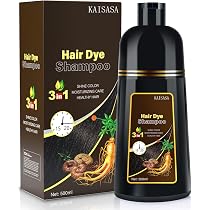 Amazon.com : Dark Burdgundy Hair Dye Shampoo for Gray Hair ...