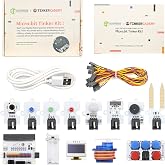 ELECFREAKS microbit Tinker Kit Sensor Stater Kit with 35+ Projects DIY Programming with Basic Coding Electronics Modules and Wiki Tutorial(Without Micro:bit)