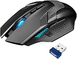 TECKNET Wireless Gaming Mouse 4800 DPI 8 Buttons 2.4G Nano Receiver view 1