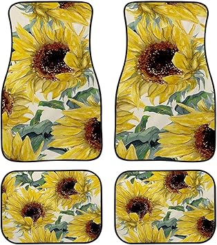 custom yellow sunflower vans