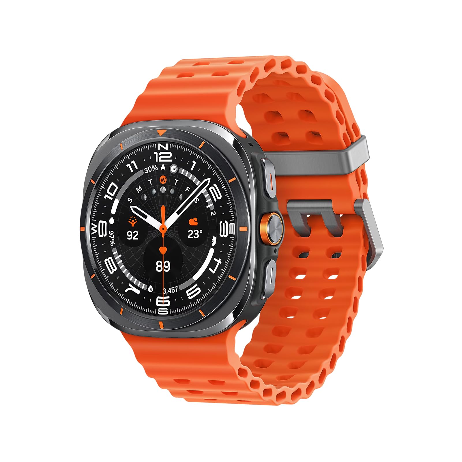 Marine Silicone Band for Samsung Galaxy Watch Ultra Bands 47mm Men/Women,No Gap Waterproof Soft Sport Strap Compatible with Samsung Watch Ultra Band for Men/Women Breathable Replacement Correa Reloj