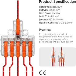 GKEEMARS 26Pcs Compact Splicing Connectors Wire