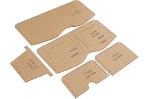 RASTKY Clear Acrylic Wallet Model Accurate Craft Tool for Leather Mould Model DIY Bag for Crafters