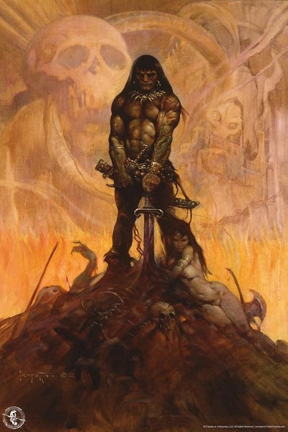 Barbarian by Frank Frazetta Cool Wall Decor Art Print