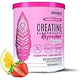 BIRDMAN Creatine Refresher | Creatine Monohydrate Powder with Electrolytes, Magnesium Glycinate & Vitamins | Creaclean Seal | Sugar Free, Low Calorie | Strawberry Lemonade | 30 Servings