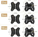 Vailge Weighted Vest 2kg 5kg 10kg for Running Workout Neoprene view 2