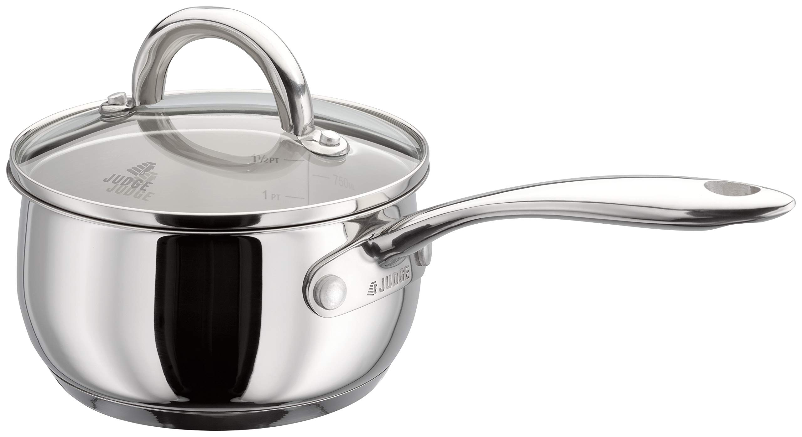 Judge Classic 14cm Saucepan with Glass Lid