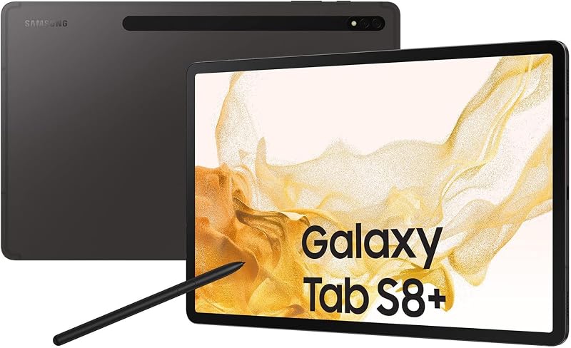 Samsung Galaxy Tab S8+ 12.4" 256GB Grey Wi-Fi Tablet 3 Yr Warranty