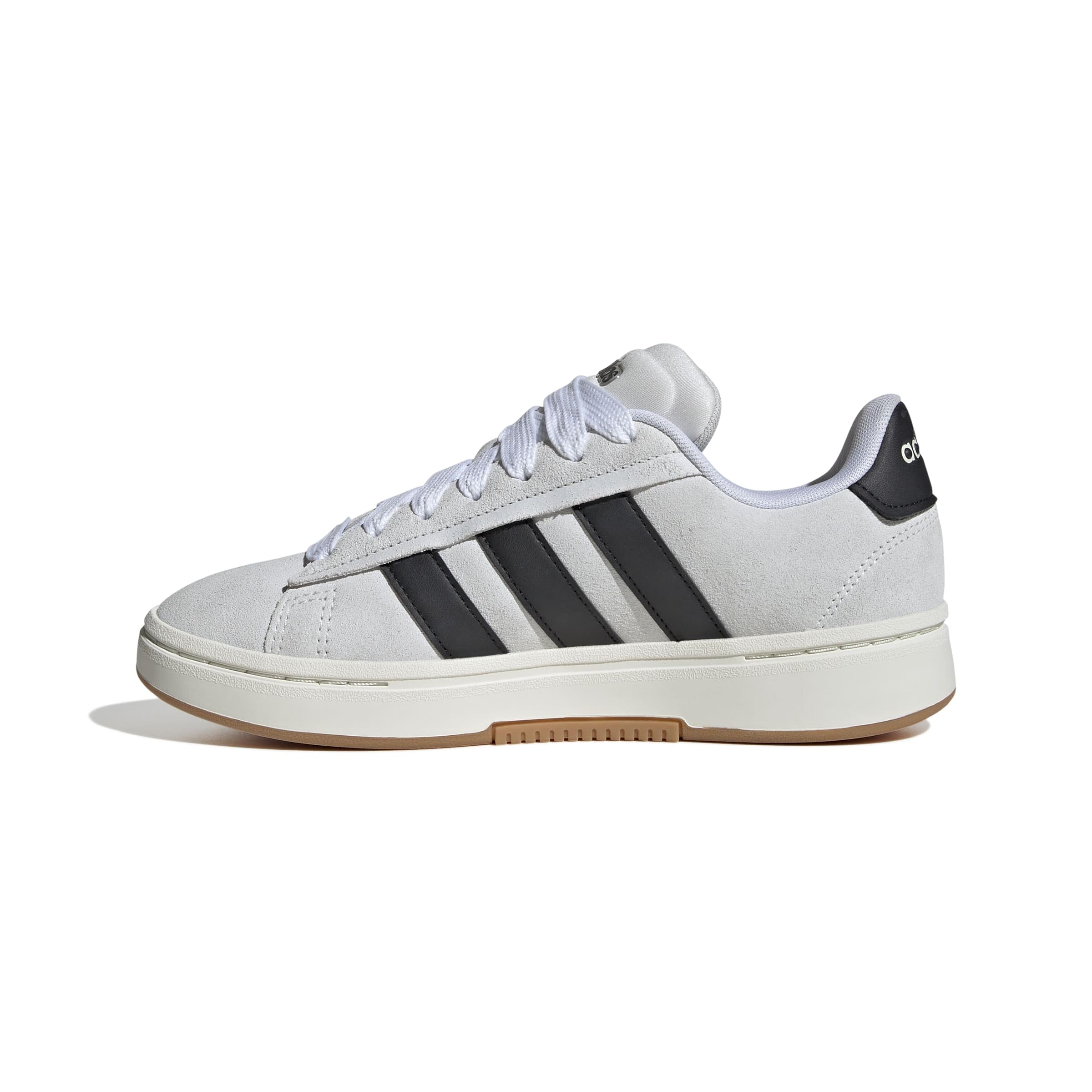 adidas Womens Grand Court Alpha 00s Sportswear, Crystal White/Black/Off White, 5 Image