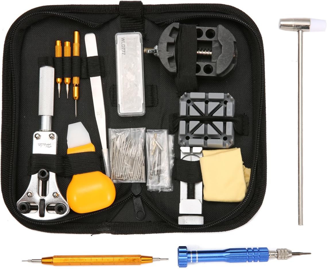 Vivona Hand Tools - 147pcs Professional Watch Repair Tool Kit Watchmaker Case Opener Link Remover