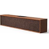 SWTOIPIG Retro Computer Speakers - Wooden Sound Bar with Bluetooth 5.3 & USB Connectivity | Universal Compatibility for PC, Desktop, Laptop, Monitor, Tablet & Smartphone