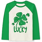 CM-Kid Kids st. Patricks Day Shirt Girls Boys Cute Print Long Sleeve T-Shirt Toddler Saint Patricks Day Outfits