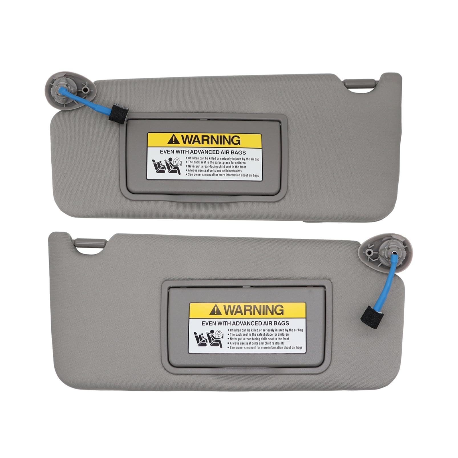 Photo 1 of Yunnergo Pair Grey Sun Visor Left and Right Compatible with Accord 2008-2012 2013 2014 2015 2016 2017 83280-TA0-A91ZB 83280-TA5-A51ZA