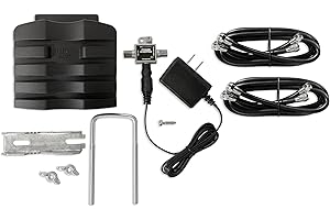 Antennas Direct ClearStream Juice Plus Preamplifier for TV Antennas, UHF VHF FM, 4K 8K UHD NEXTGEN TV Ready, Weatherproof hou