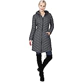 Outdoor Ventures Women's Maryan Hooded Ultra Lightweight Warm Thermolite Long Puffer Coat