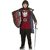 UNDERWRAPS Kings Medieval Guard Costume - Kids Halloween Knight Outfit, Renaissance Festival Outfits