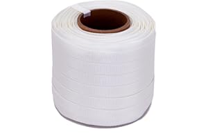 LNYEBN Heavy Duty Pallet Banding Woven Cord Strapping Roll - 3/4" x 330' (100m), 2500lbs Break Strength - 1 Roll