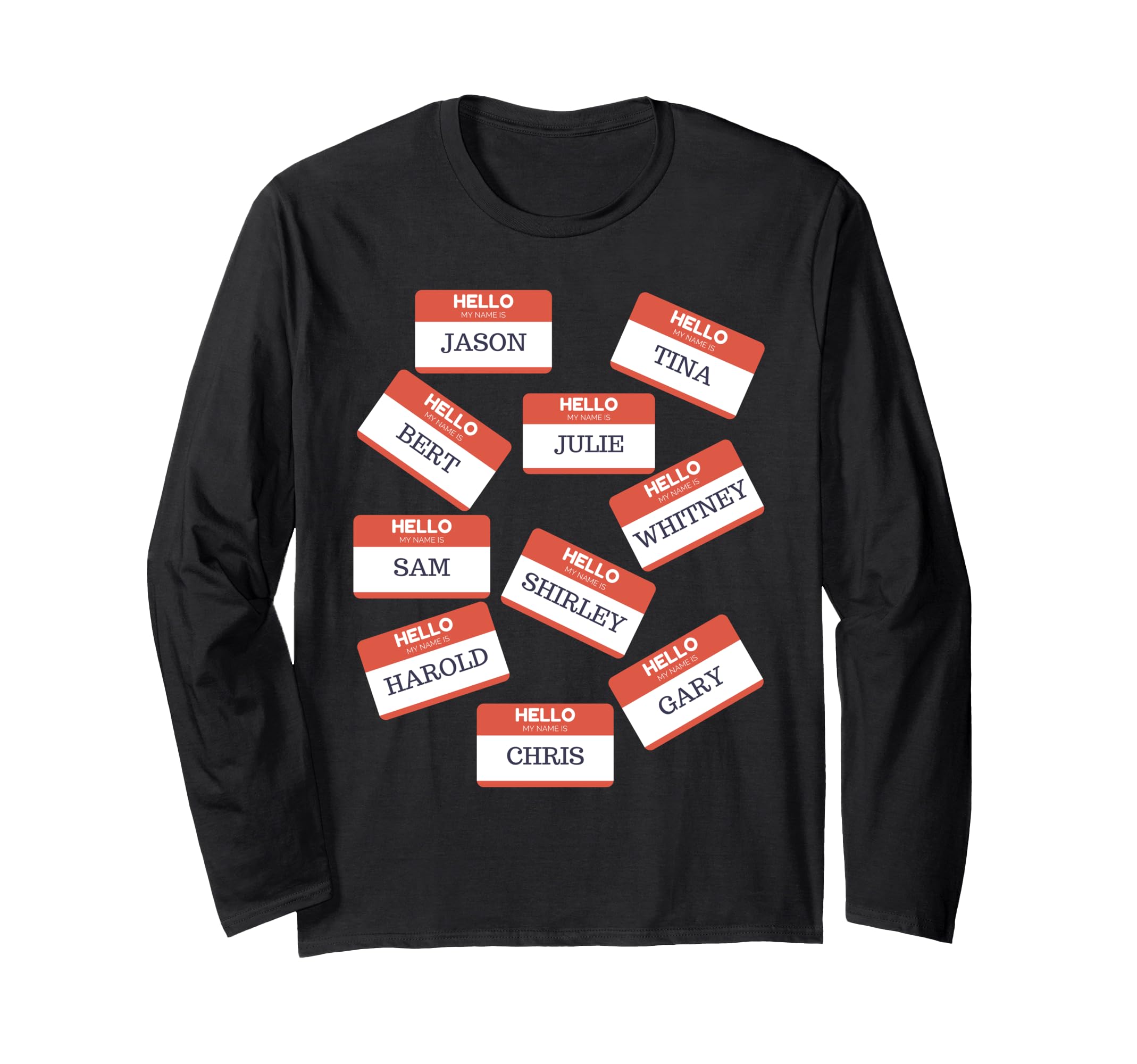 Identity Thief Costume Funny Halloween Party Easy Costumes Long Sleeve T-Shirt