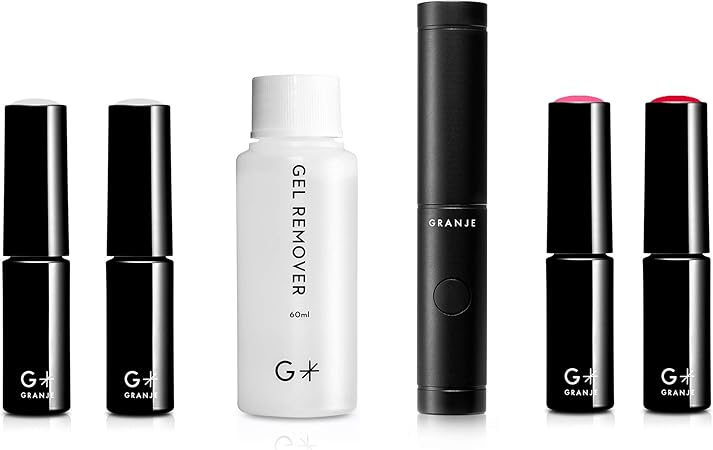 Amazon Co Jp Granje グランジェ Gel Polish Set 067 069 2色セット ピンク レッド ジェル ネイルキット ビューティー