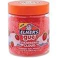 Elmer's GUE Premade Slime, Strawberry Cloud Slime, Scented, 2 Count