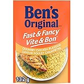 BEN'S ORIGINAL FAST & FANCY Country Chicken Flavour Rice Side Dish, 132g Pouch