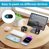 Qianeffort 24Pcs Black Laptop Camera Cover Slider Ultra Thin Webcam Privacy view 6