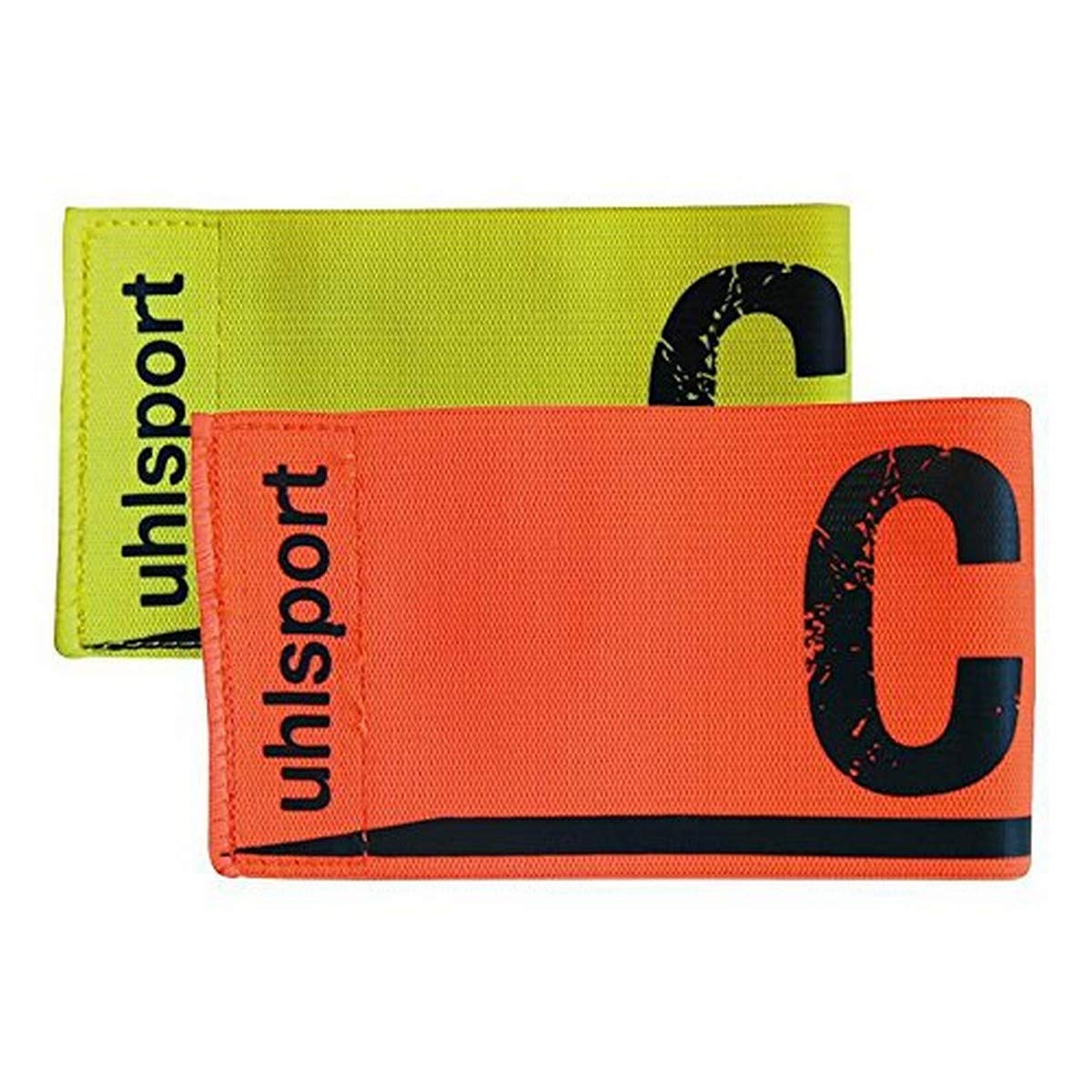 Uhlsport Unisex Adult Captain armband-1006749010001 Armbands - Fluo yellow/schockred, M
