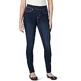 Amazon Essentials Women's Stretch Denim Mid-Rise Pull-On Travel-Friendly Flexible Jegging