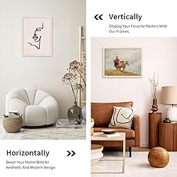 DOAI ART 18x24 Poster Frame 2 Pack in
