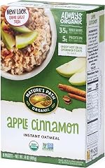 Natures Path, Oatmeal Pouches Apple Cinnamon Organic 8 Pack, 14 Ounce