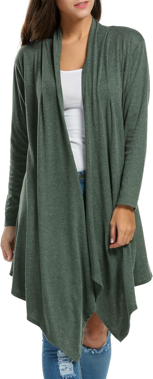 long sweater duster coat