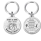 CPLJW Keychain Gifts for Girls, Gifts for Teen Girls, Just A Girl, Who Loves Keychain for Birthday Christmas