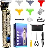 Suttik Hair Clippers for Men with Replacement Blade, Professional Hair Trimmer for Barber, T-Blade Edgers Clippers, Close-Cutting Trimmers, Cordless Clippers for Hair Cutting