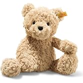 Steiff Jimmy Teddy Bear, Premium Teddy Bear Stuffed Animal, Plush Toy for Kids (Light Brown, 12")