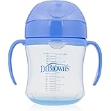 Dr. Brown's Soft-Spout Transition Cup, 6 oz (6m+), Blue, Single