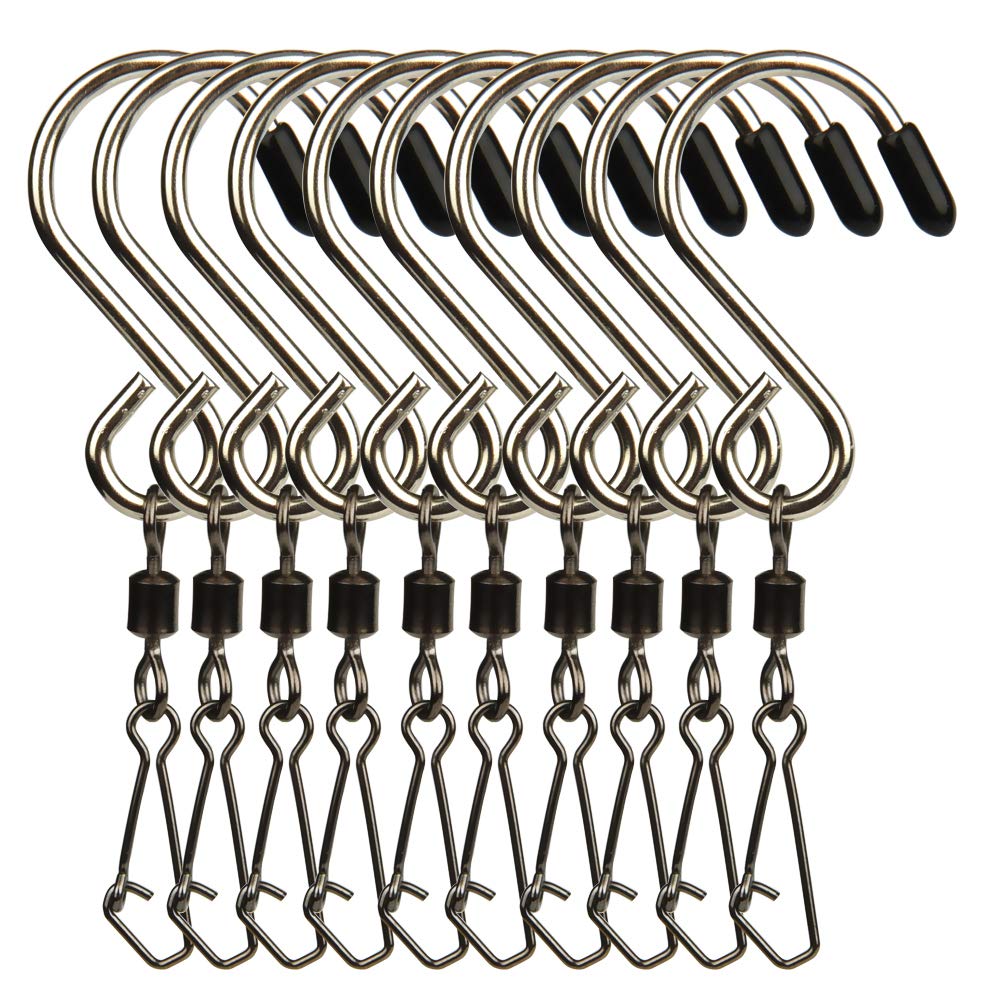 New Rotating Wind Spinner Hangers 360 Degrees Roating Curved Hooks