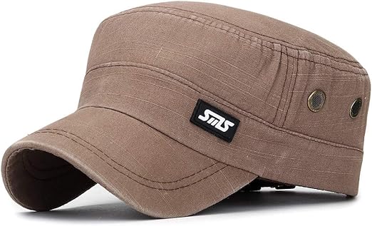 plain brown baseball cap