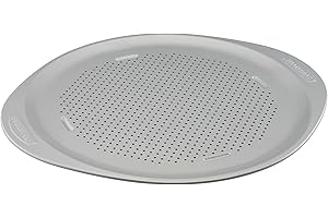 Farberware Insulated Nonstick Bakeware 15.5-Inch Round Pizza Pan, Light Gray