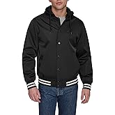 Champion mens Champion Men's Lightweight Varsity Jacket With Jersey Hood
