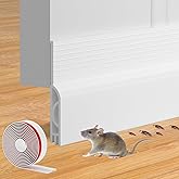 Silicone Door Draft Stopper, Adjustable Weather Stripping Door Seal,Door Sweep Strip Under Door Draft Blocker, Soundproof Doo