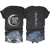 Halloween Shirts Womens Witch Tshirts Salem 1692 Shirt Spooky Tee Tops | They Missed One Shirt