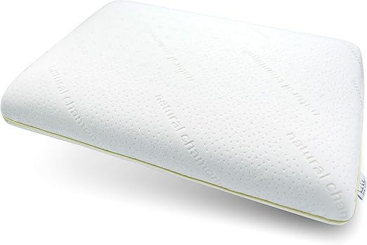 Amazon Com Nicole Miller New York Aromatherapy Natural Soothing Chamomile Scent Infused Memory Foam Pillow Low Profile For Better Alignment Superior Air Flow And Circulation Standard Queen Chamomile Home Kitchen