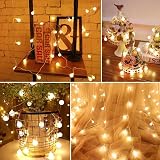 Fulighture Fairy Lights Battery Operated 5m 40LED Globe String Light Warm White view 5