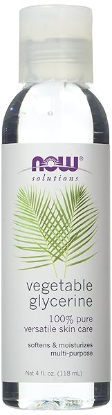 NOW VEGETABLE GLYCERINE, 4-OUNCES (PACK OF 4)