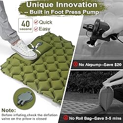 VALEHOWL Sleeping Pad for Camping, 79" x