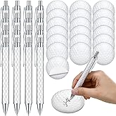 Yeaqee 32 Pcs Golf Party Favors Include 16 Ballpoint Pens Black Ink Golfing Pens 16 Sticky Note Pad Golf Gifts Bulk for Office Home School Sports Fan Gifts Supplies
