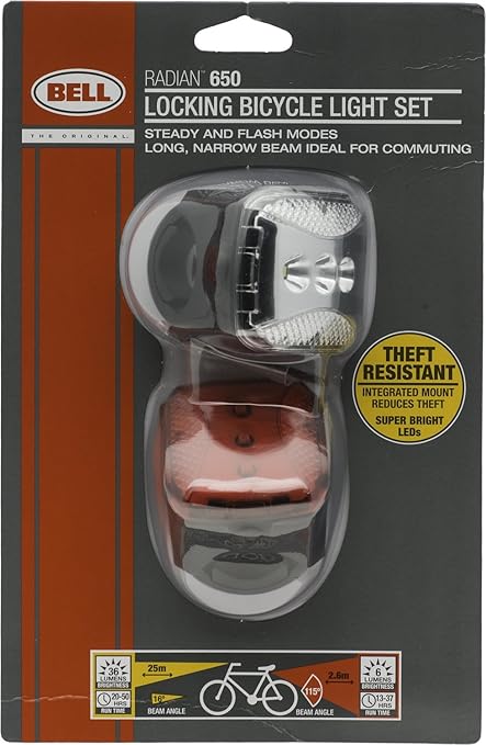 bell radian locking light set