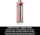 Ninja Thirsti 530 ml Water Bottle Leak-Proof Triple Insulated Coral view 8